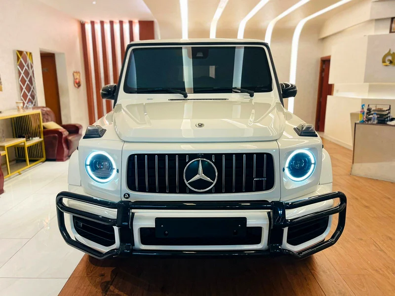 Mercedes G 63 AMG model 2020 night package original paint with full service history inside red63402413479810113