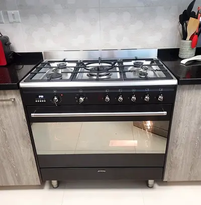 Smeg Latest Model Top Gas Electric Oven Cooker Stove 90x60cm
