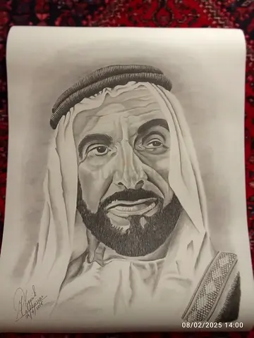 Stunning Hand-Drawn Portrait - Cultural Masterpiece