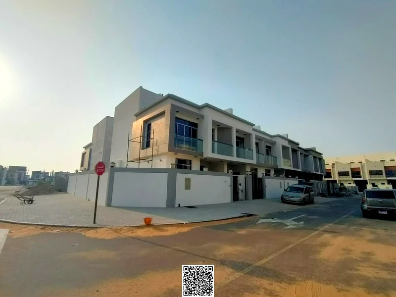 For sale - Luxury villa in Al Bahia - Ajman | Two floors + roof | 6 master bedrooms | Majlis and hall | For 1,490,000 dirhams including registration a63883227354497112