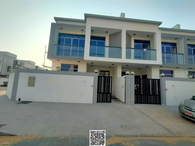 For sale - Luxury villa in Al Bahia - Ajman | Two floors + roof | 6 master bedrooms | Majlis and hall | For 1,490,000 dirhams including registration a63883227354497113