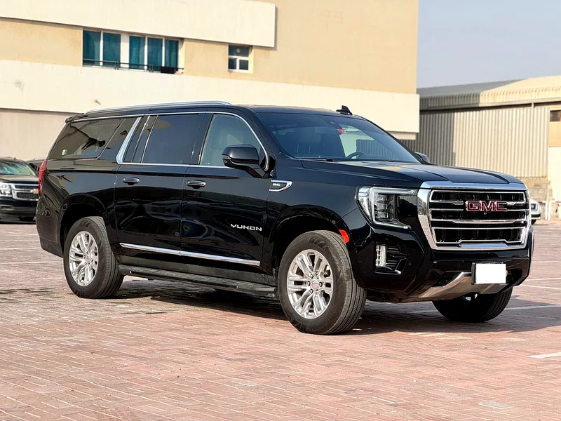 GMC Yukon SLT 2021 Black GCC Fully Loaded Clean Car63398502807811112