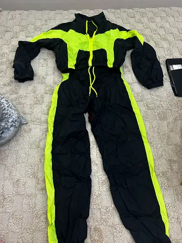 Stylish Black and Neon Tracksuit for Sale for women! S size
