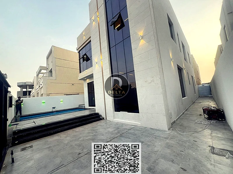 🏡 For sale: Modern villa with a sophisticated design and a private pool in Al Helio 2 - Ajman - Registration and ownership fees included63911197439235111