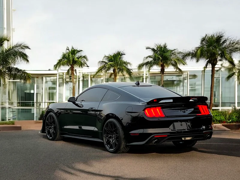 AED 1,299 /month | 0% DP | Ford™ | 2022 Mustang Black Edition | EcoBoost Premium63407356787713113