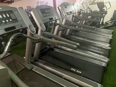LED Treadmill, For Sale, Used Silver