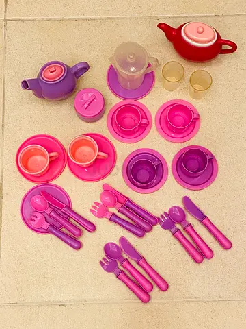Tea Set for Pretend Play
