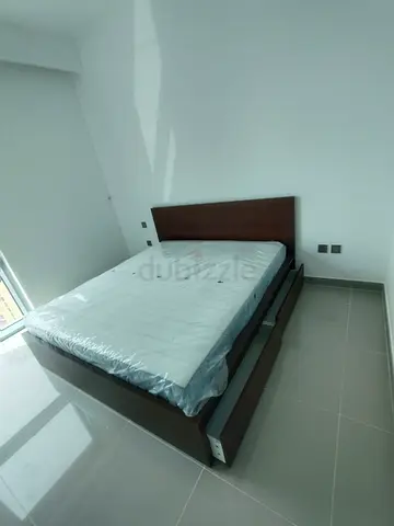 IKEA Malam queen size bed 160/200cm bed with 2 storage drawers underneath  and Ikea mattress