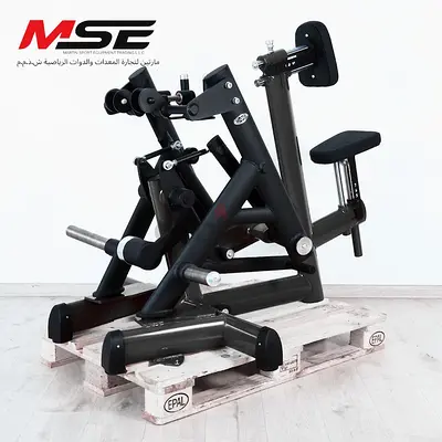 Gym80 Plate Loaded Back Seated Row – Refurbished | Black | AED 6,500