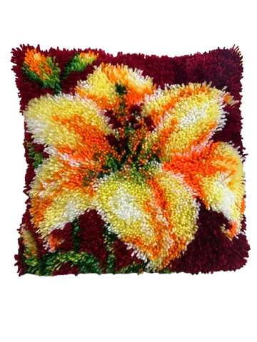 Vintage Floral Needlepoint Pillow - Cozy Decor Accent