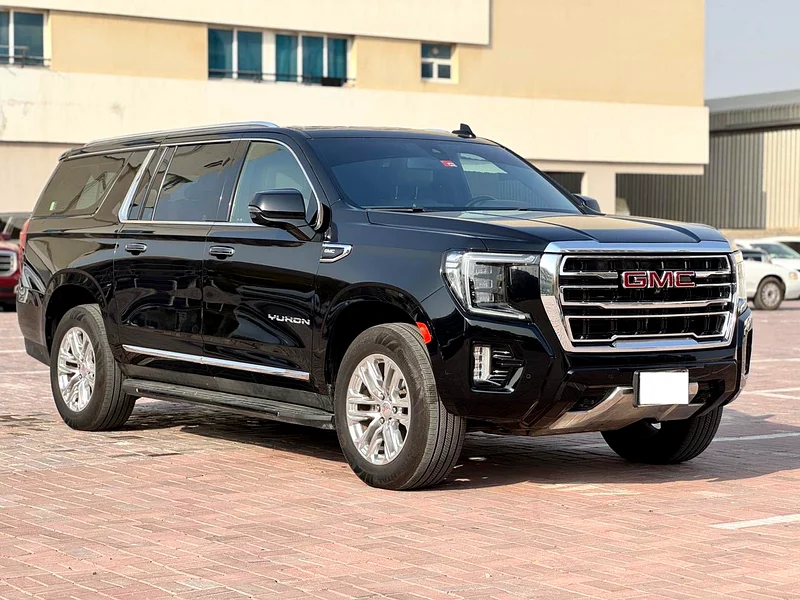 GMC Yukon SLT 2021 Black GCC Fully Loaded Clean Car633985028078111119
