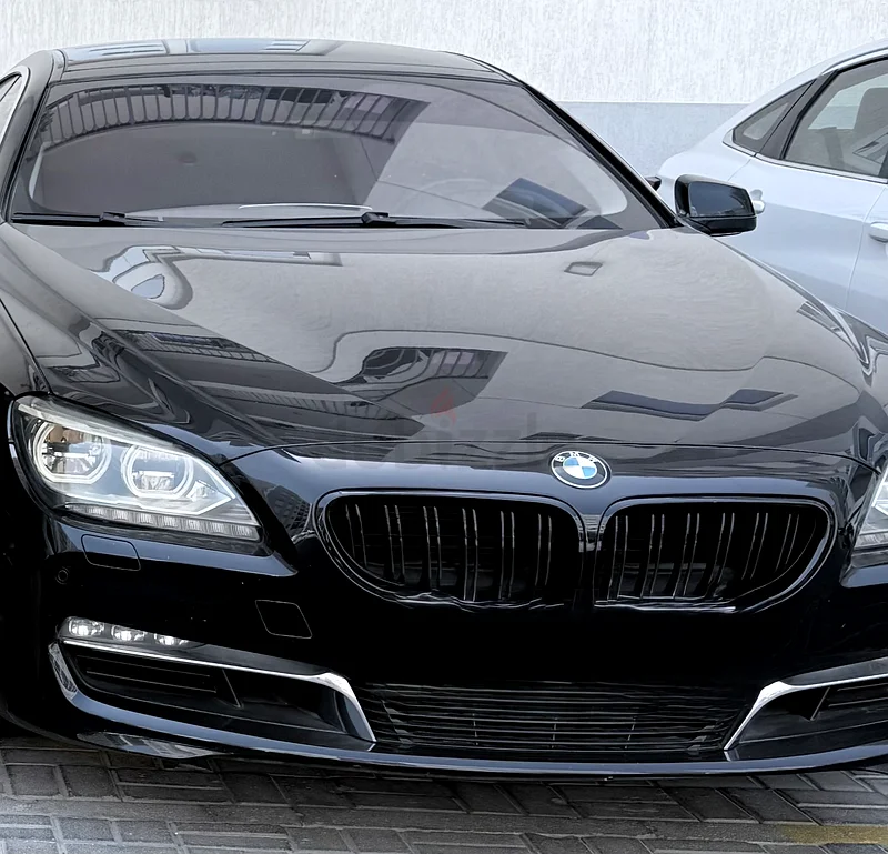 BMW 640i Grand Coupe Black with Red Interior63406332553731111
