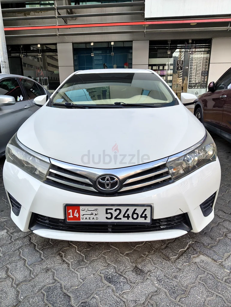 2014 Toyota Corolla 1.6L – Excellent Condition – AED 35,000 ( Price negotiable after looking)634013045952021124