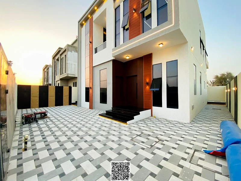 For sale | New villa with modern design and prime location - Ajman Freehold for all nationalities | Including registration and ownership fees with no63893236583681114