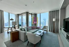 Luxurious 2BR | Furnished | High Floor | Burj View