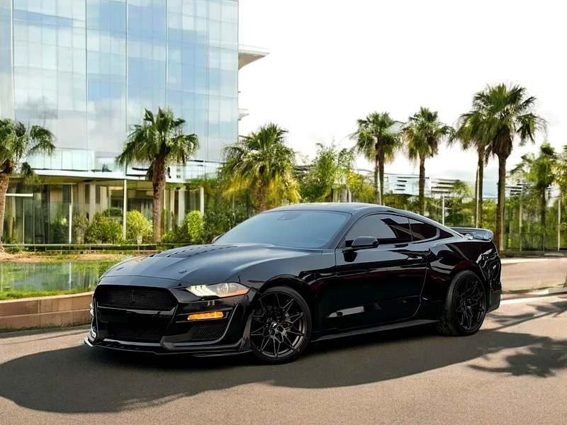 AED 1,299 /month | 0% DP | Ford™ | 2022 Mustang Black Edition | EcoBoost Premium63407356787713111