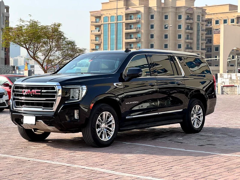 GMC Yukon SLT 2021 Black GCC Fully Loaded Clean Car63398502807811114