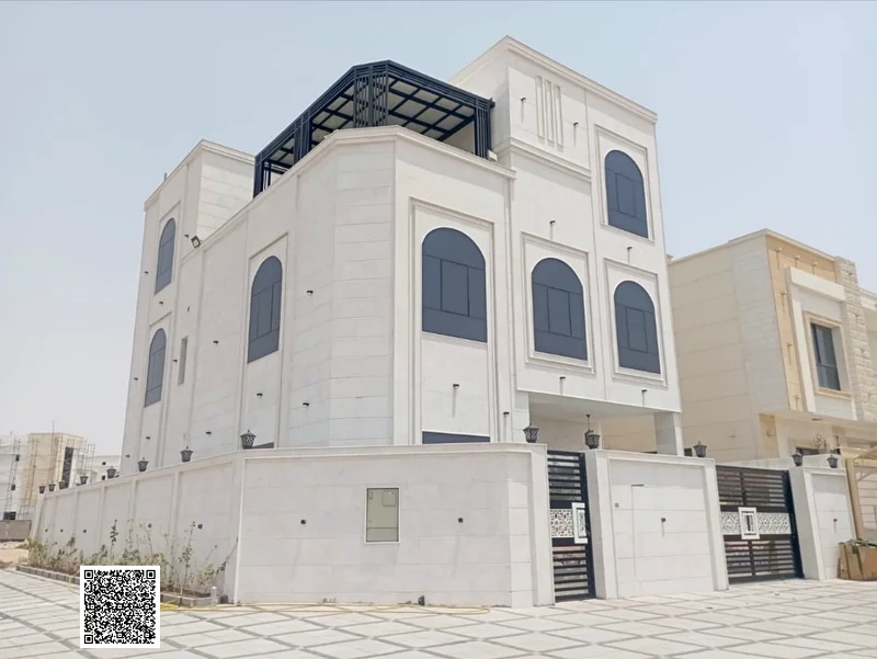 فيلا للبيع في عجمان. الحيلو2، 6 غرف ماستر، مجلس، صالة، غرفة خادمة، دفعة أولى صفر لتملك دائم63908467510402110