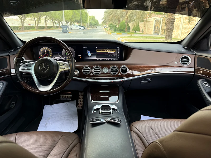 Mercedes-Benz S 450 Gulf version, four-wheel drive, model 2019, full agency paint, inspection condition without any paint marks.63403201887875111