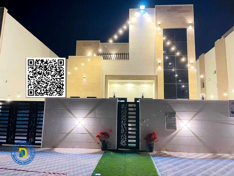 فيلا رائعة للبيع في عجمان. السعر يشمل رسوم التسجيل والماء والكهرباء ووحدات تكييف الهواء، بدون دفعة مقدمة، تمويل مصرفي 100%63909885736835110