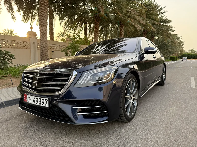Mercedes-Benz S 450 Gulf version, four-wheel drive, model 2018, full agency paint, inspection condition without any paint marks.634032019976991116