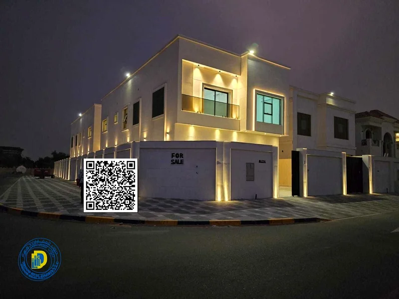 فيلا زاوية للبيع في الهيلو 2، عجمان، 5 غرف وسطح، السعر يشمل مكيفات الهواء، ملكية حرة لجميع الجنسيات، تمويل بنكي63909885753346110