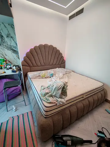 Stylish and Unique Upholstered Bed for Sale