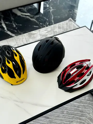 3 Kids Bike Helmets (Ages 6–10) – Giro, Rascal  Urban Style – 150 AED Bundle