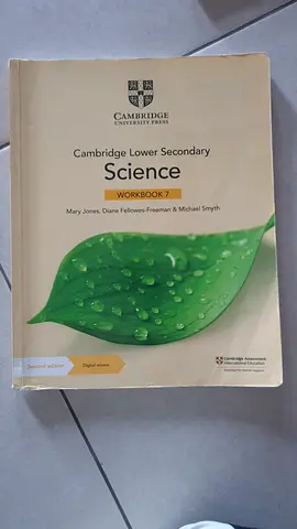 Cambridge Lower Secondary Science Textbook free / half solved