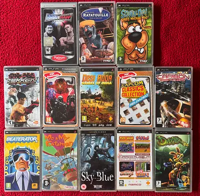 PSP games 75 dhs