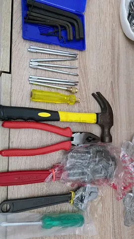 New and unused domestic tools. It includes every tool needed for every day use