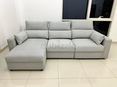 ESKILSTUNA-IKEA L shape sofa bed with storage
