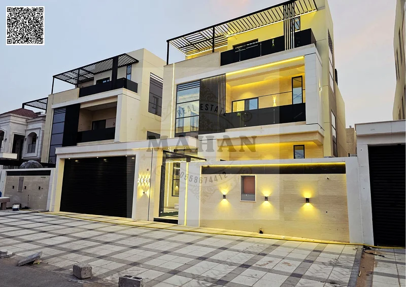 Modern Luxury Villa with Private Pool for Sale in Al Bahia, Ajman | 5BR | Freehold63883481226371110