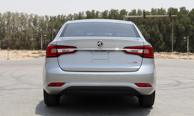 MG5 car, 2023 model, Gulf version, accident-free, 101,000 km mileage, with 1500 cc engine, price 27,000 AED63398494379522114
