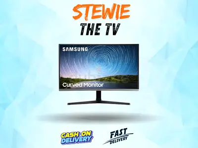 Samsung 27 Inch Monitor - New - Free Delivery - Warranty - FHD IPS LED Curved Monitor LC27R504FHP