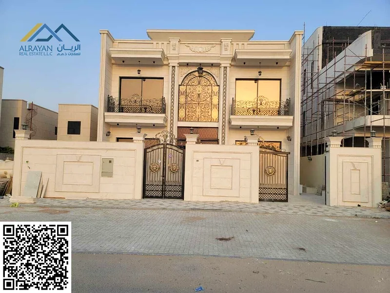 فيلا فاخرة للبيع بتصميم مختلف في منطقة الراحة63873323774593110