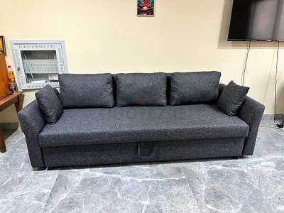 IKEA Friheten three seat sofa bed Grey