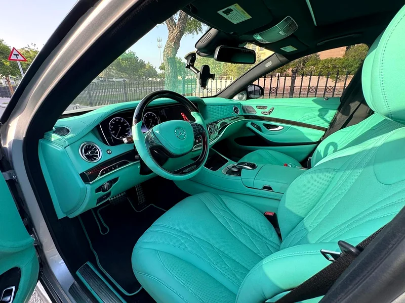 S-Class in Tiffany blue with Brabus interior63399932651779112