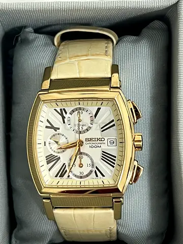 Brand new seiko chronograph womens watch rare