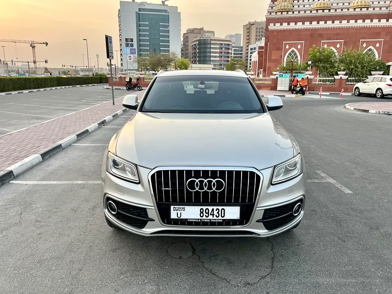 Stunning Gold  AUDI Q5 SLine GCC 2014 Top option Well maintained and clean car633986172614431110