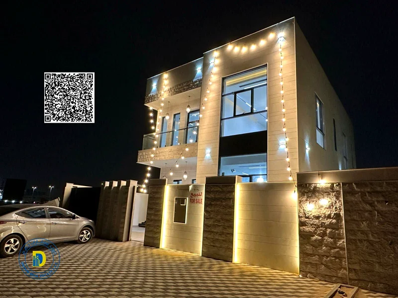 For sale, a 5-room, 3-story villa in Al Helio 2 area, including registration fees, a prime location, freehold, bank financing63907817345666110