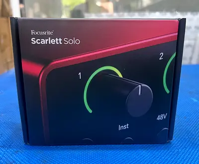 Brand new Focusrite Scarlett Solo 4th Gen for sale!