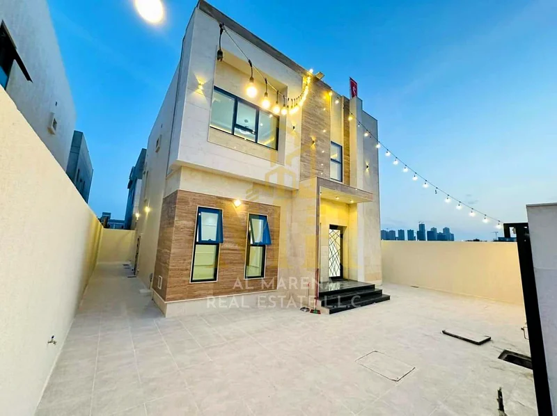 🏡 For Sale – Elegant Villa in Al Hiliw 2 – Ajman | Two Floors | 3 Master Bedrooms | Separate Majlis & Spacious Living Room with Wash Area | Modern Ki63909983045634111