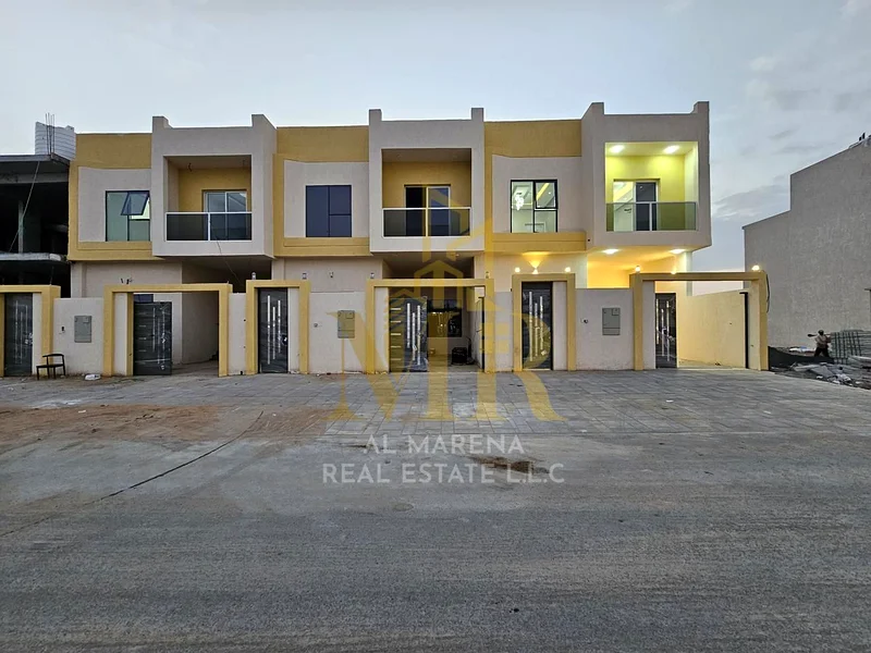 🏡 For Sale – Modern Villa in Al Hiliw 2 – Ajman | Two Floors + Rooftop | 3 Master Bedrooms | Separate Majlis & Spacious Living Room with Wash Area |63909983037057111