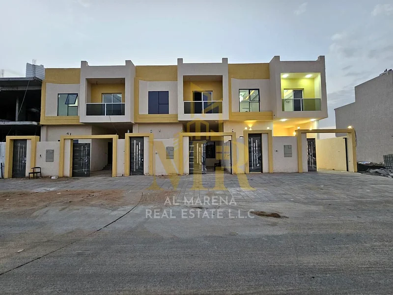 🏡 For Sale – Modern Villa in Al Hiliw 2 – Ajman | Two Floors + Rooftop | 3 Master Bedrooms | Separate Majlis & Spacious Living Room with Wash Area |63909983037057110