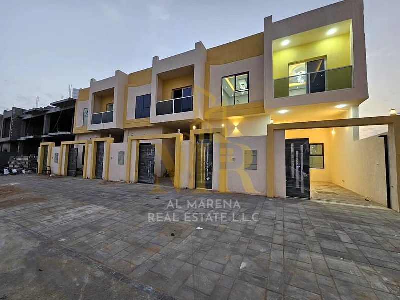 🏡 For Sale – Modern Villa in Al Hiliw 2 – Ajman | Two Floors + Rooftop | 3 Master Bedrooms | Separate Majlis & Spacious Living Room with Wash Area |63909983037057114