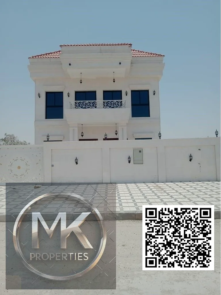 فيلا فاخرة جديدة جاهزة للبيع في الهيليو (1) عجمان بتصميم ملكي63892581390594110