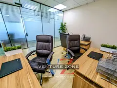 Spacious Flexible Desk-Space with 1 year Ejari| Premium Address| Near Metro| Meeting Room