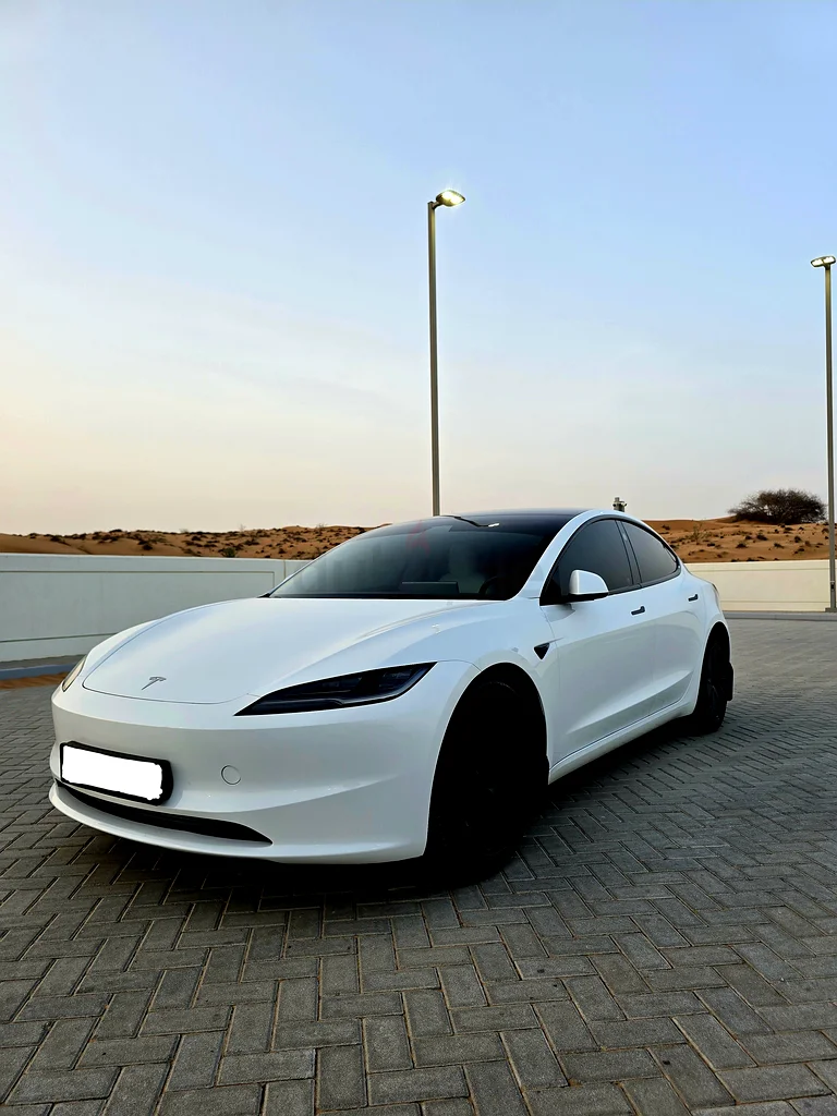 2024 Tesla Model 3 – White on White – GCC – Warranty63398505165699113