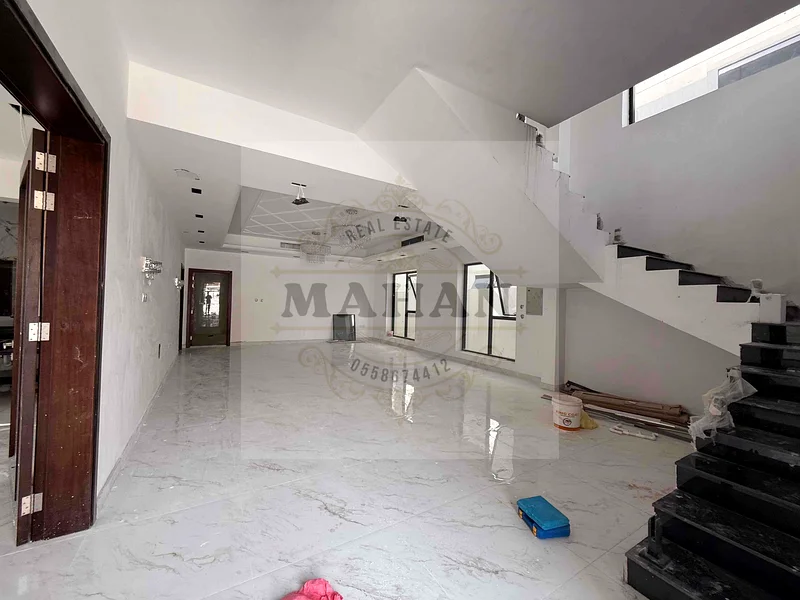 Brand new villa for sale in Ajman Al rawda 2 very good price 5 master bedroom hall majlis with maid room land area 5000 Sqft63878711706626114